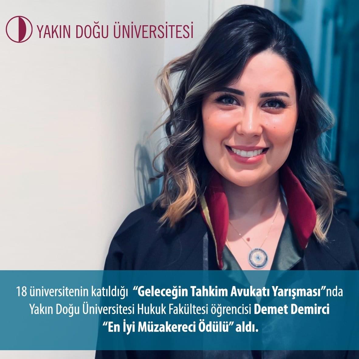 YDÜ HUKUK FAKÜLTESİ ÖĞRENCİSİNİN BAŞARISI – YDÜ, Hukuk Fakültesi